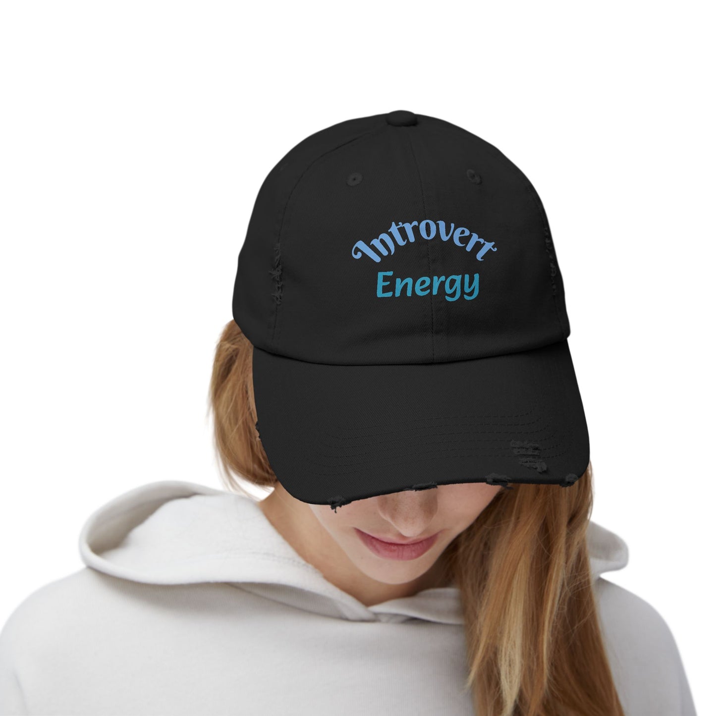 Distressed Cap - Introvert Energy Hat