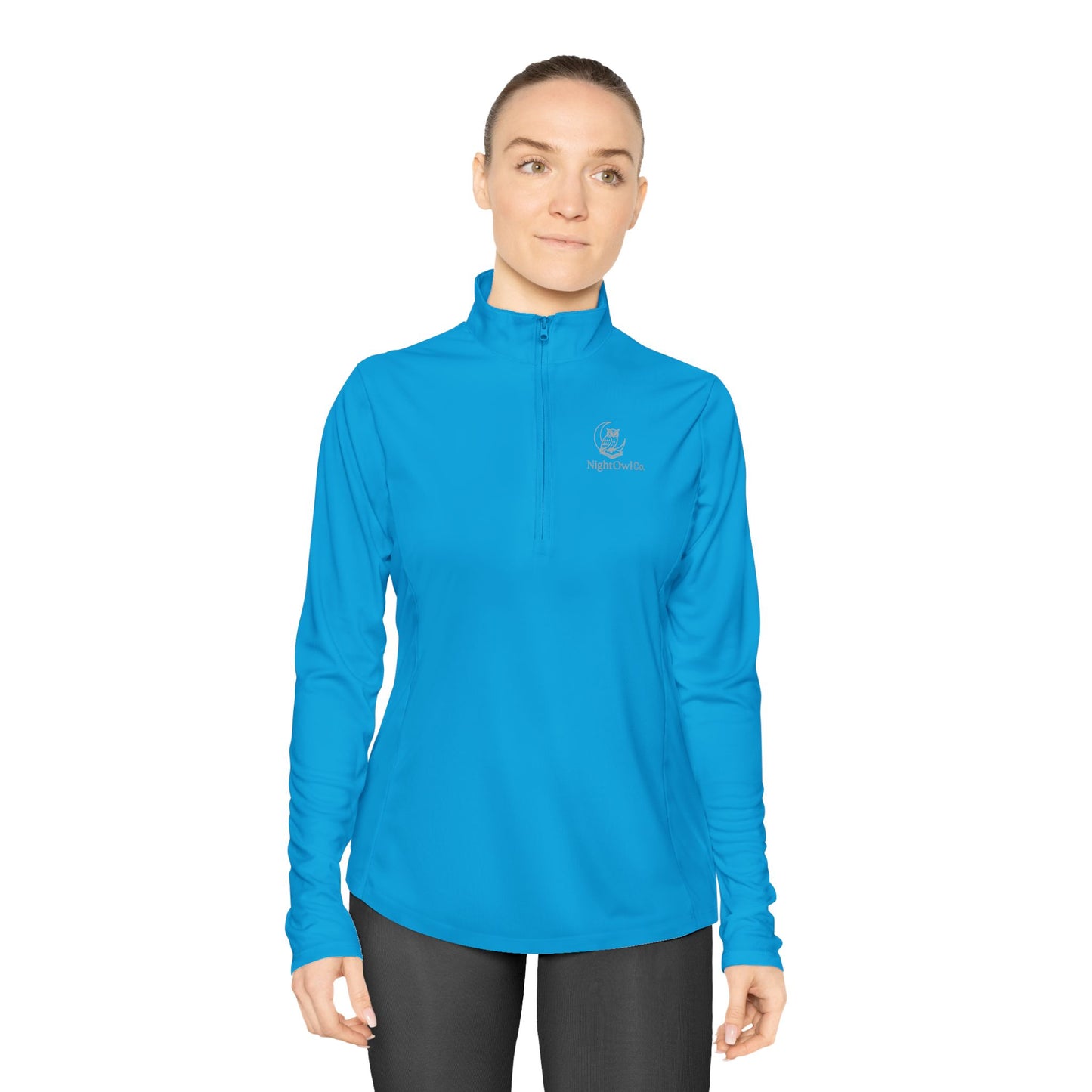 Chic Ladies Quarter-Zip Pullover - Cozy Layering Piece for Outdoor Adventures, Casual Wear, Gifts, Sports Enthusiasts, and Fall Fashion