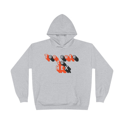 Too Cute to Hex Hoodie Eco-Friendly Pullover
