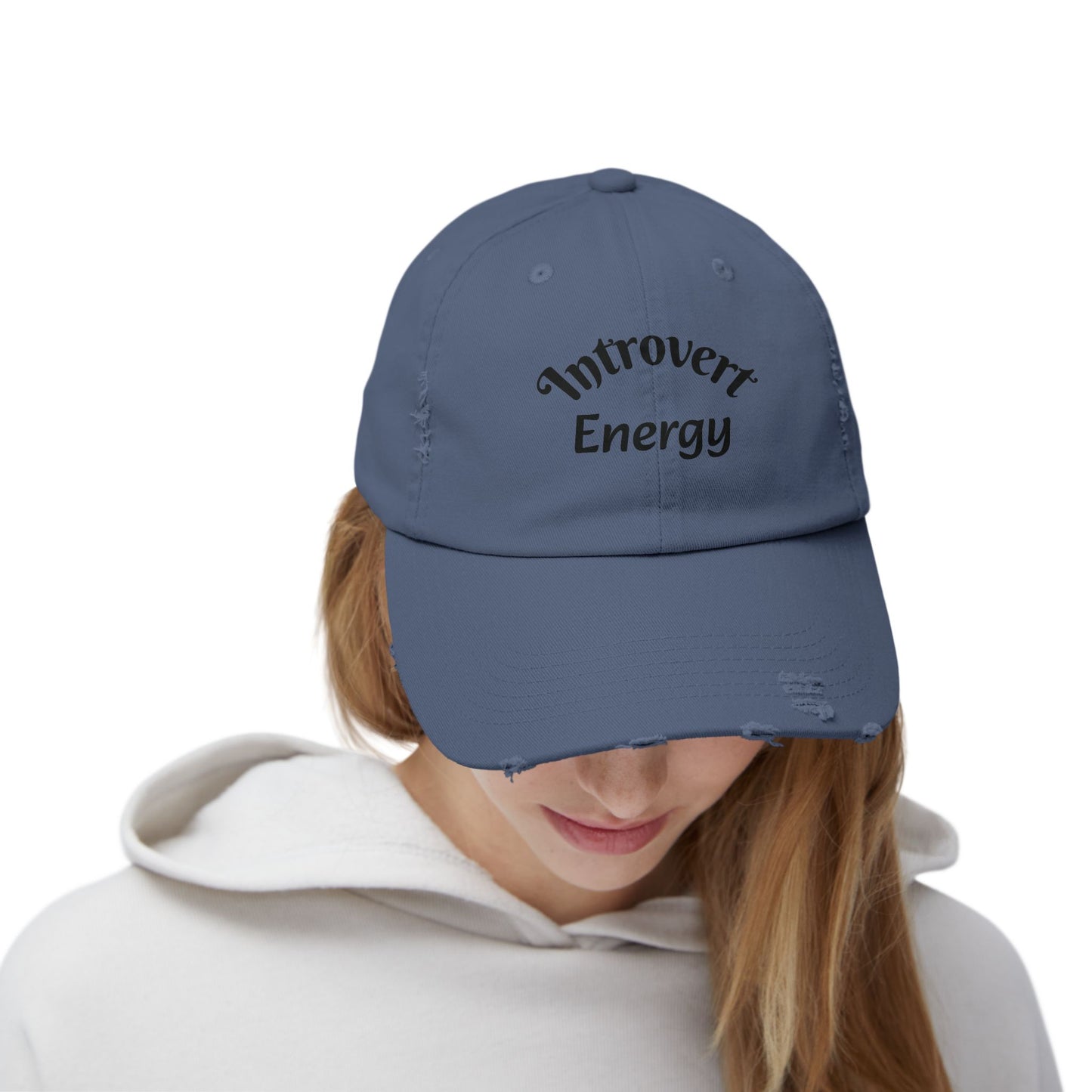 Distressed Cap - Introvert Energy Hat