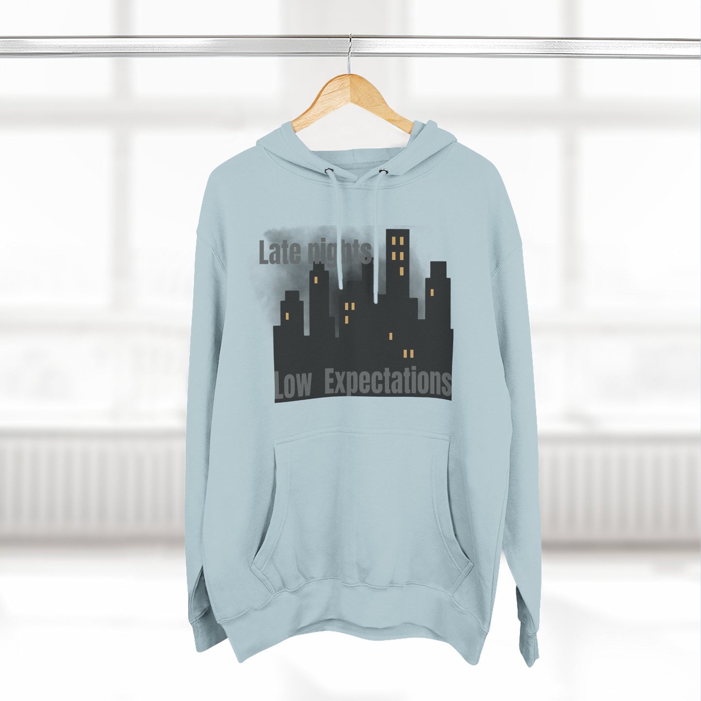 Late Night Vibes Fleece Hoodie