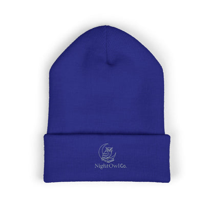 Embroidered Cuffed Beanie NightOwl Co Brand