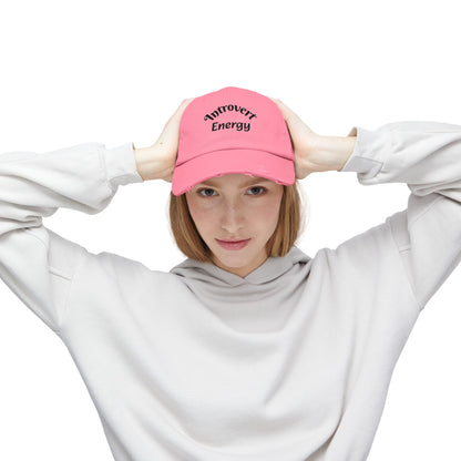 Distressed Cap - Introvert Energy Hat
