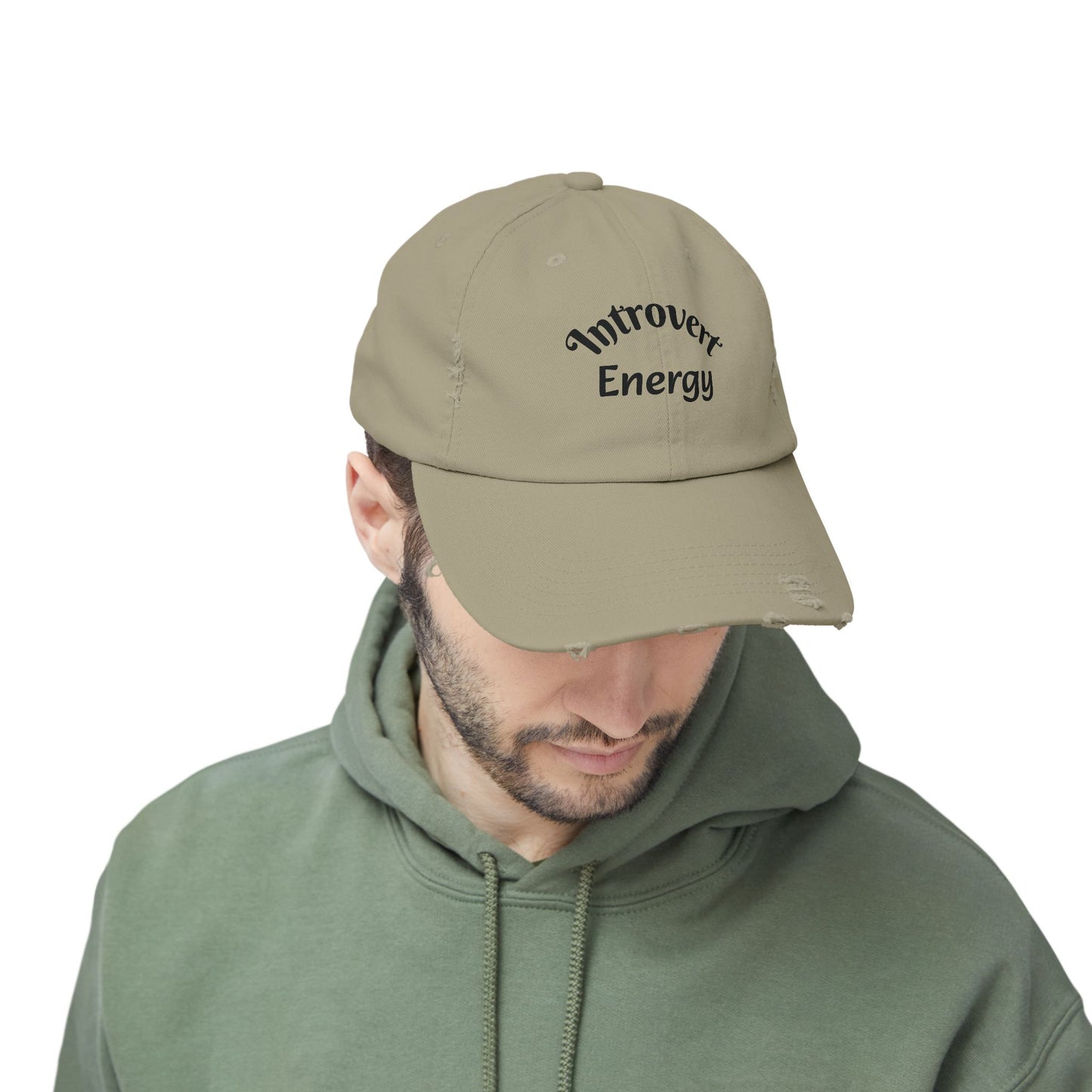 Distressed Cap - Introvert Energy Hat