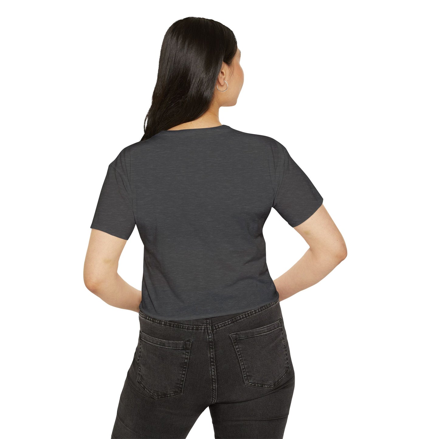 Caffeine and Inner Demons Crop Top -Boho Shirt