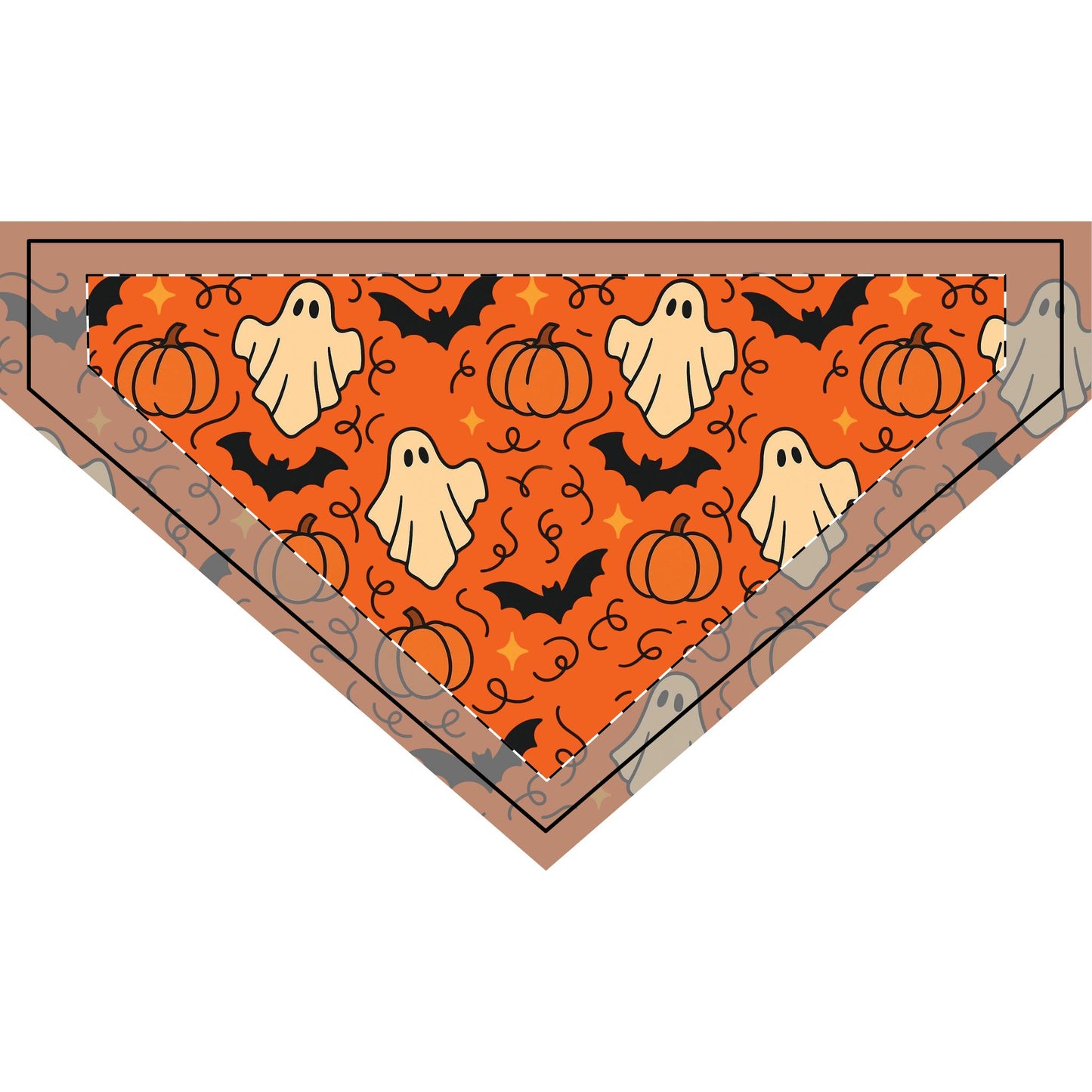Halloween Clip-on Pet Bandana - Spooky Accessory for Dogs and Cats, Perfect for Fall Festivities, Costume Parties, Pet Photos