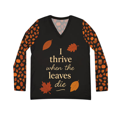 Autumn V-Neck Shirt, Fall Fashion