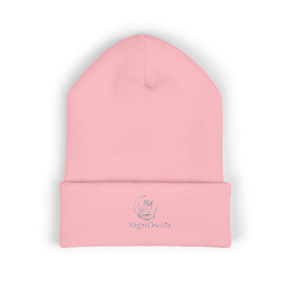 Embroidered Cuffed Beanie NightOwl Co Brand