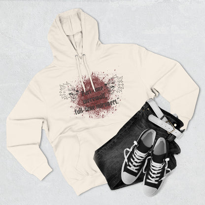 Casual Fleece Hoodie for Fun-Loving Werewolf Enthusiasts