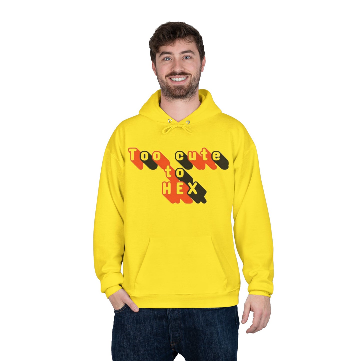 Too Cute to Hex Hoodie Eco-Friendly Pullover