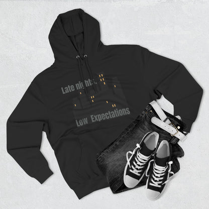 Late Night Vibes Fleece Hoodie