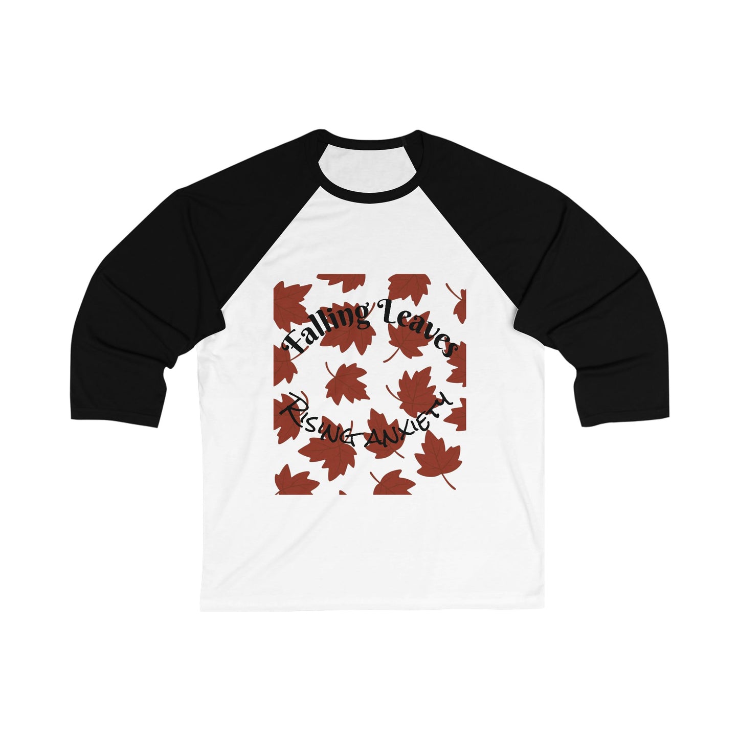 Fall Leaves Baseball Tee, Autumn Shirt