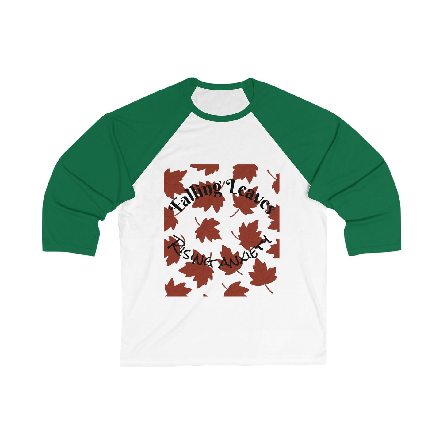 Fall Leaves Baseball Tee, Autumn Shirt