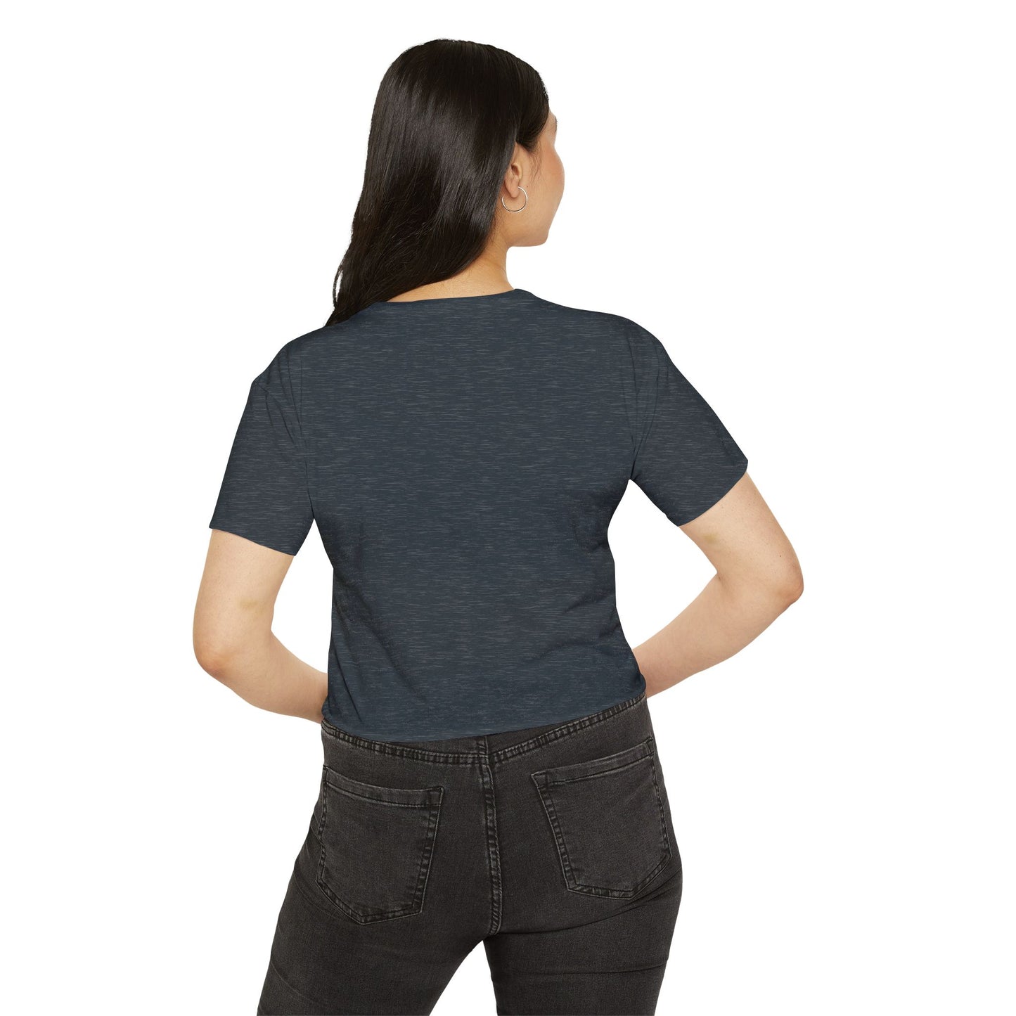 Caffeine and Inner Demons Crop Top -Boho Shirt