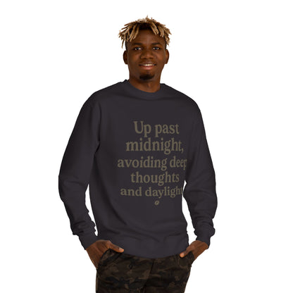Midnight Thoughts Crew Neck Sweatshirt