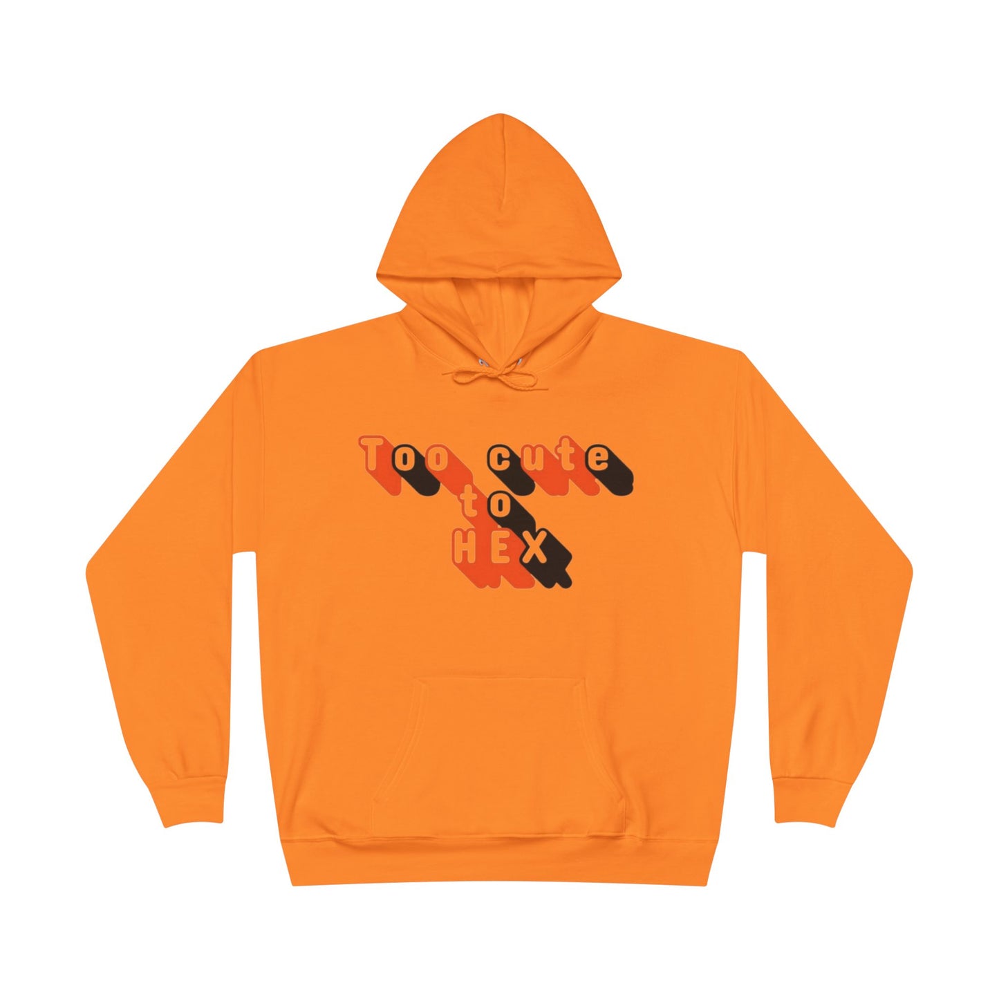 Too Cute to Hex Hoodie Eco-Friendly Pullover