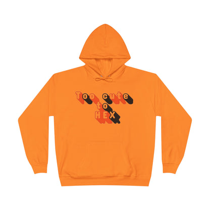 Too Cute to Hex Hoodie Eco-Friendly Pullover