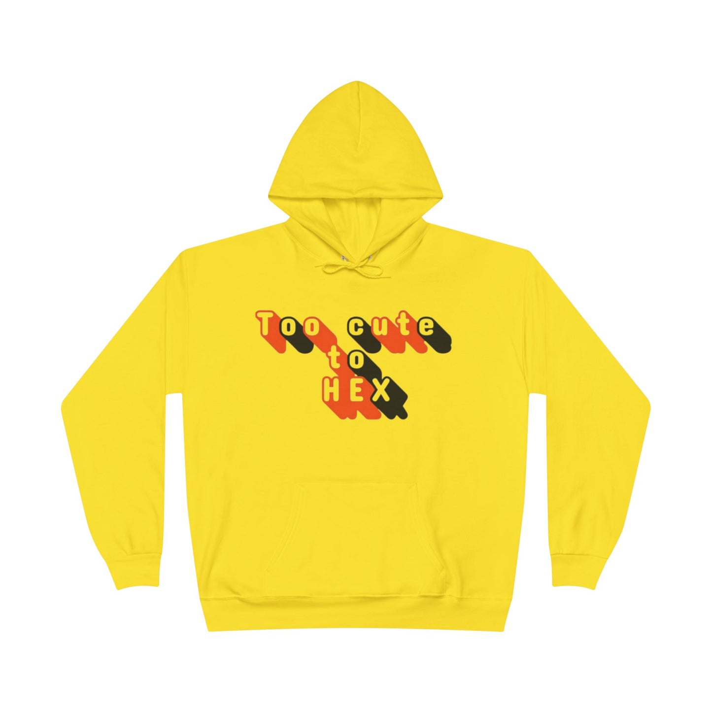 Too Cute to Hex Hoodie Eco-Friendly Pullover