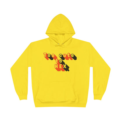 Too Cute to Hex Hoodie Eco-Friendly Pullover