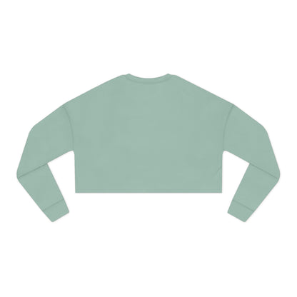 "Hibernate Now, Socialize Never Cropped Sweater