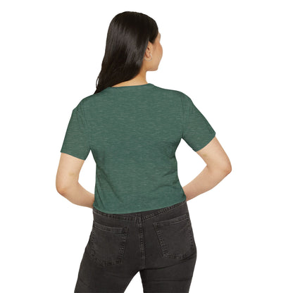 Caffeine and Inner Demons Crop Top -Boho Shirt
