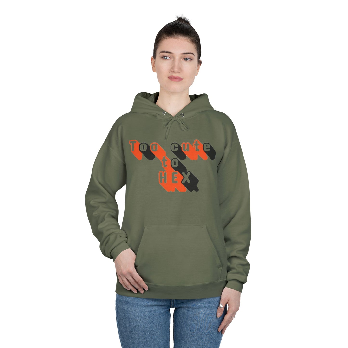 Too Cute to Hex Hoodie Eco-Friendly Pullover