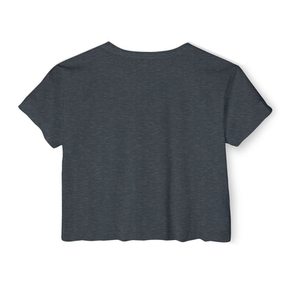 Caffeine and Inner Demons Crop Top -Boho Shirt