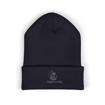 Embroidered Cuffed Beanie NightOwl Co Brand
