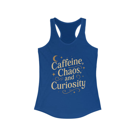 Caffeine Chaos Curiosity Tank Top