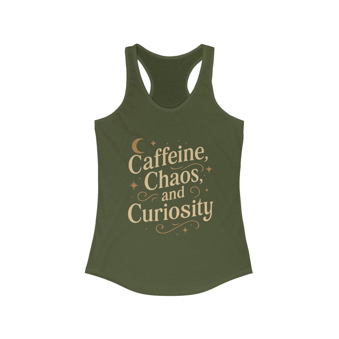Caffeine Chaos Curiosity Tank Top