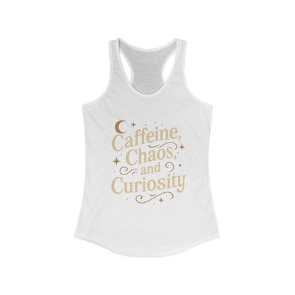 Caffeine Chaos Curiosity Tank Top