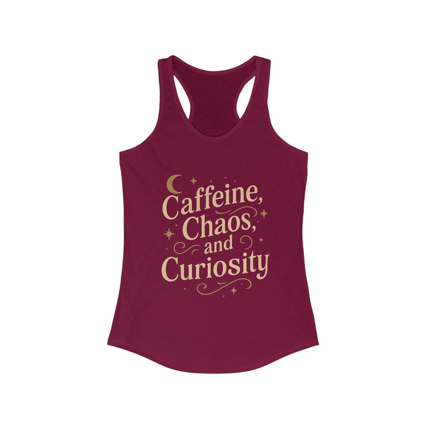 Caffeine Chaos Curiosity Tank Top