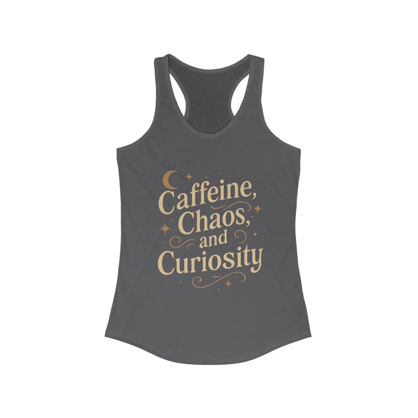 Caffeine Chaos Curiosity Tank Top