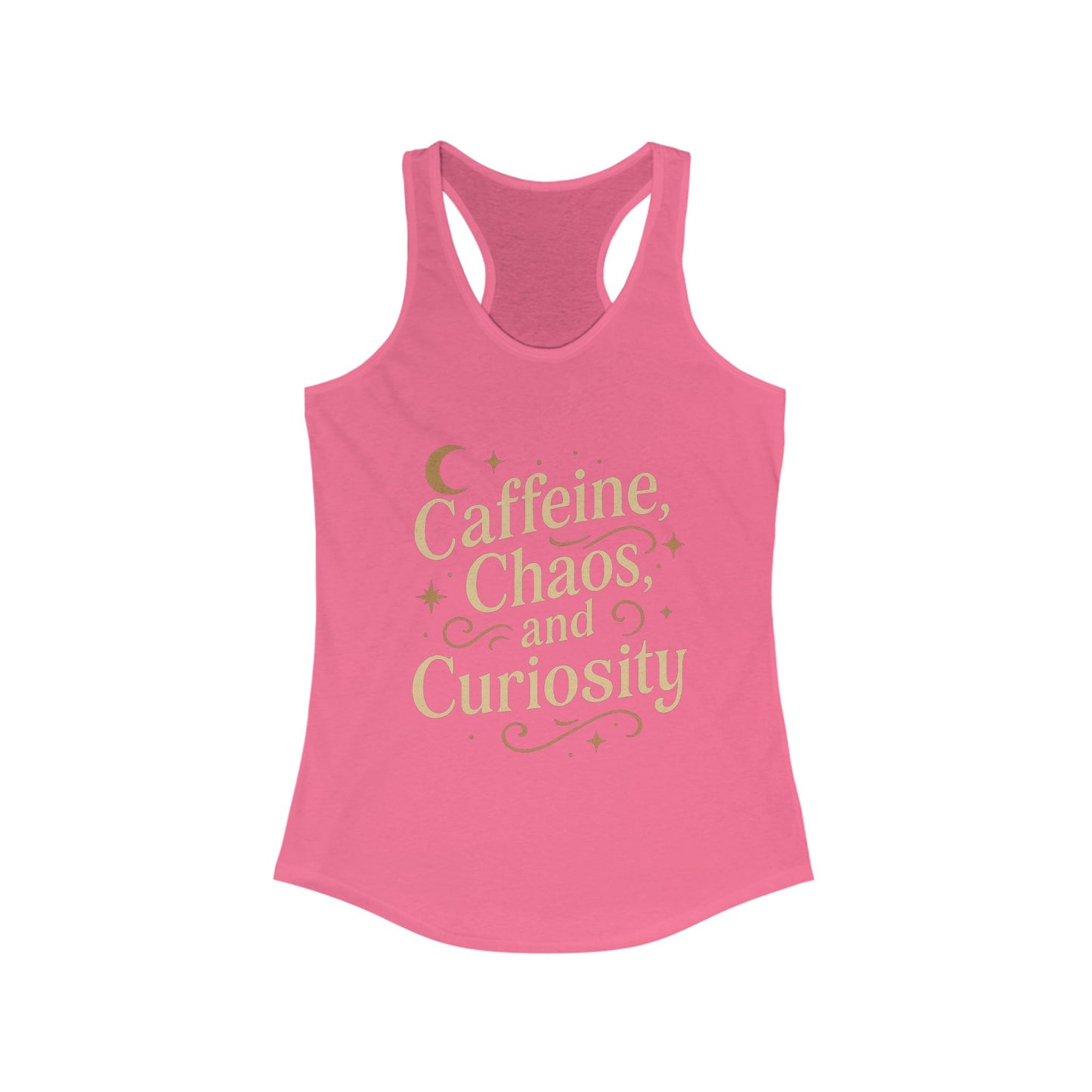 Caffeine Chaos Curiosity Tank Top