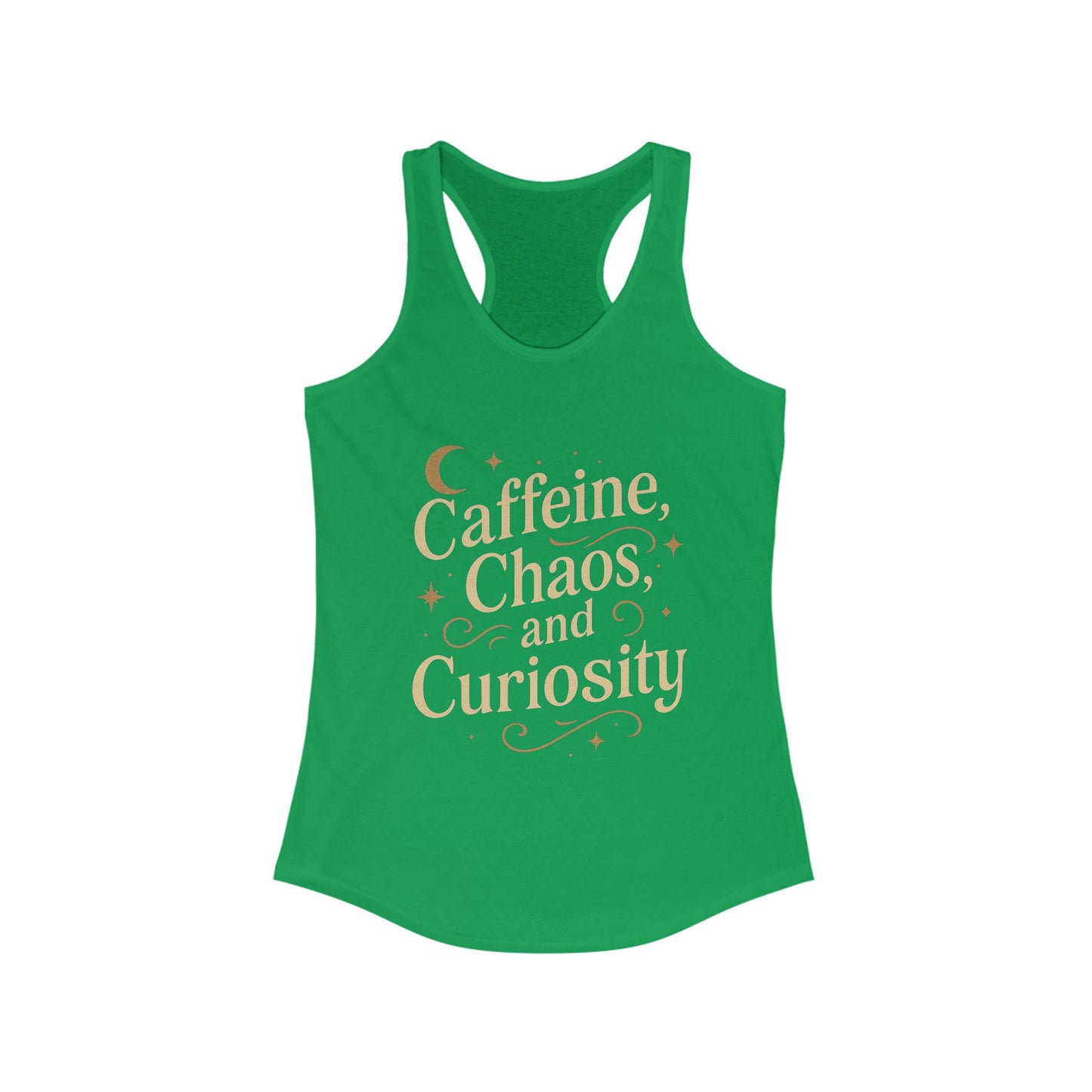 Caffeine Chaos Curiosity Tank Top
