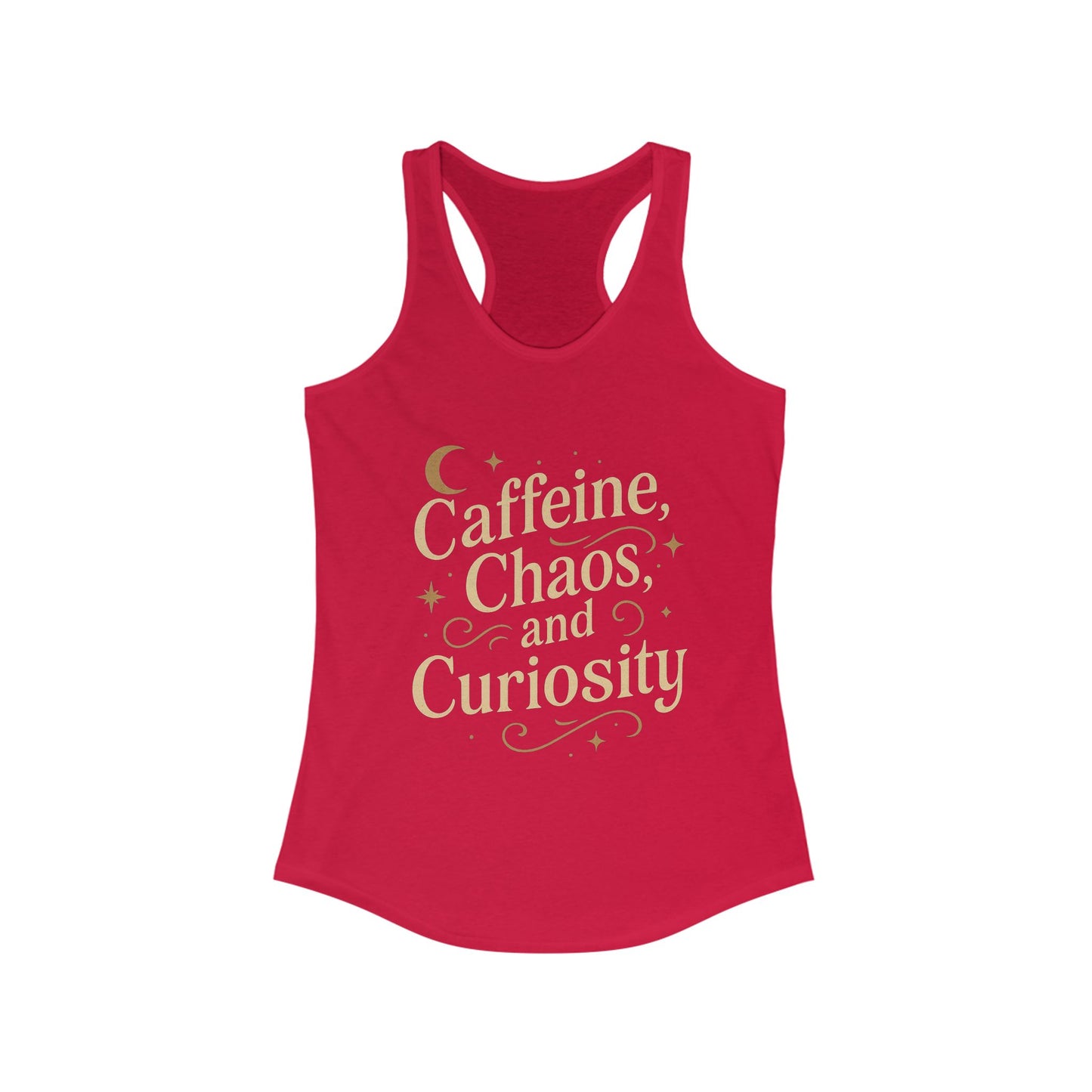 Caffeine Chaos Curiosity Tank Top