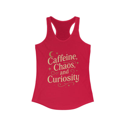 Caffeine Chaos Curiosity Tank Top