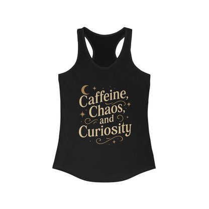 Caffeine Chaos Curiosity Tank Top