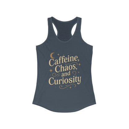 Caffeine Chaos Curiosity Tank Top