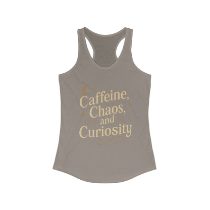 Caffeine Chaos Curiosity Tank Top