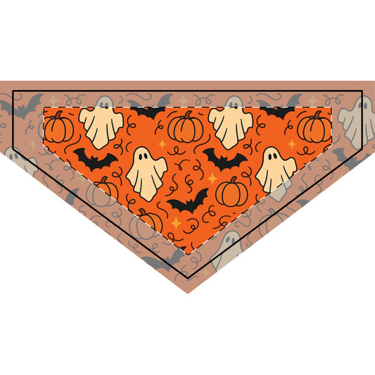 Spooktacular Halloween Clip-on Pet Bandana