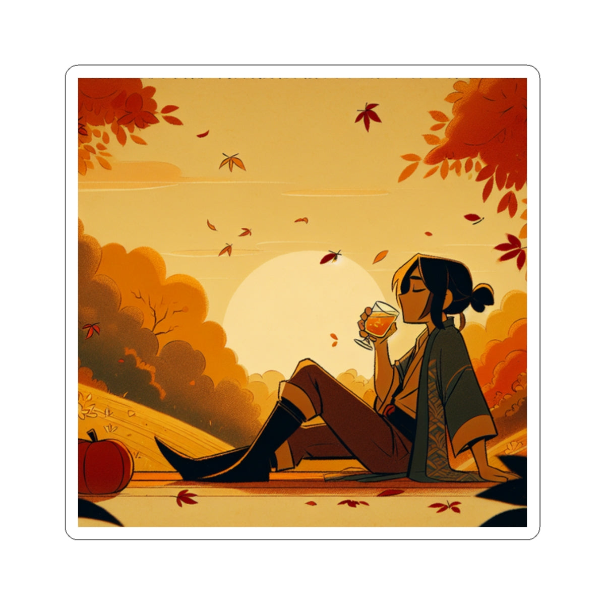 Autumn Vibes Kiss-Cut Stickers