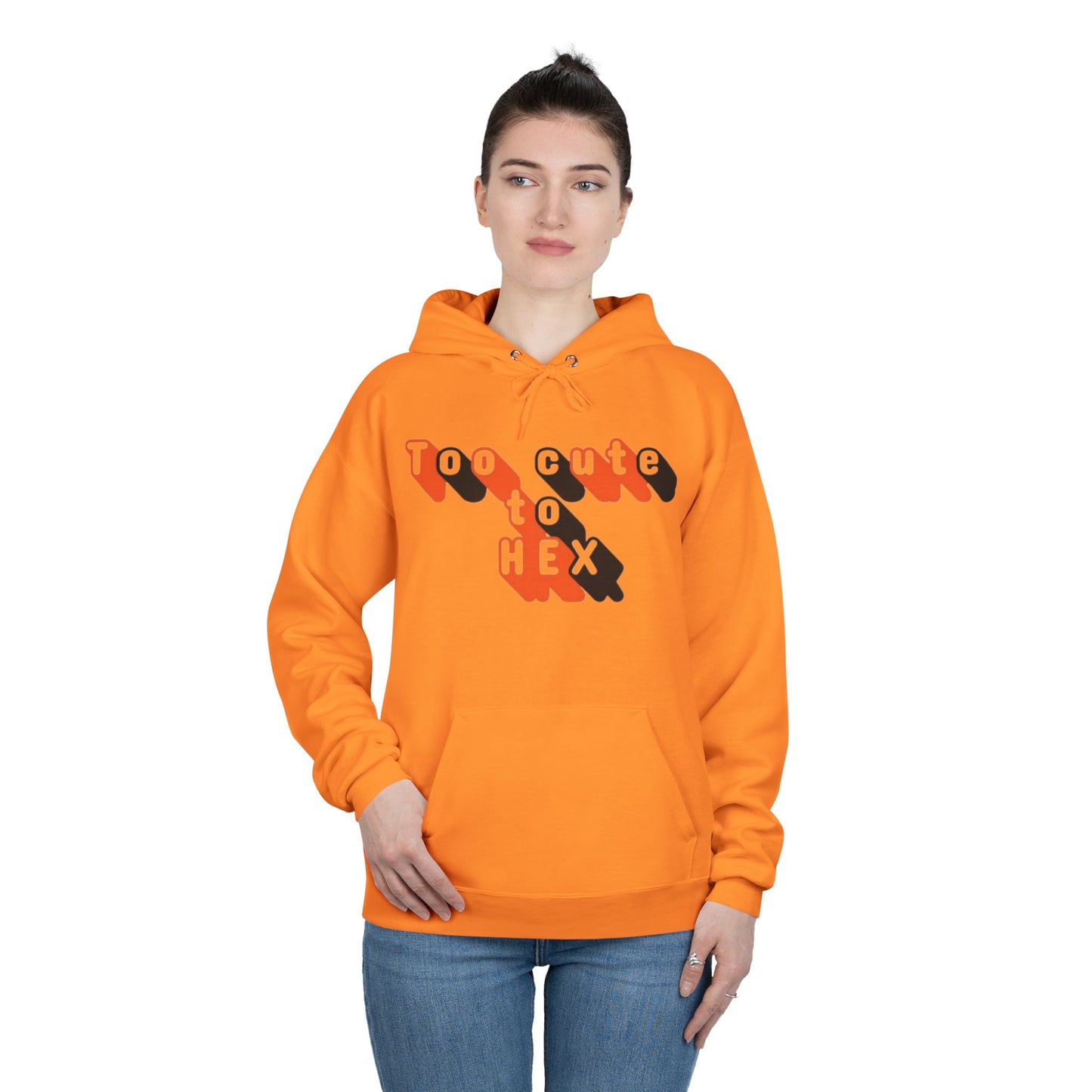 Too Cute to Hex Hoodie Eco-Friendly Pullover