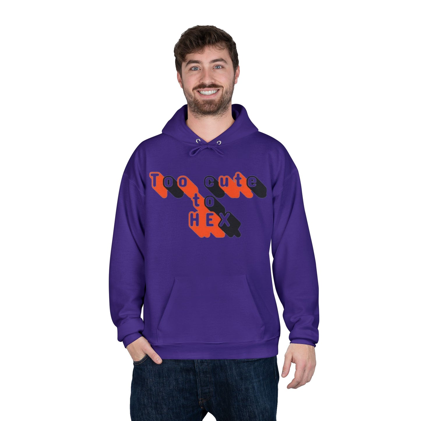 Too Cute to Hex Hoodie Eco-Friendly Pullover