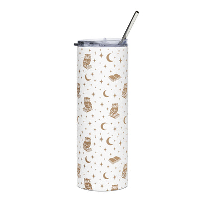 Stars and Moons Owl Tumbler, 20oz