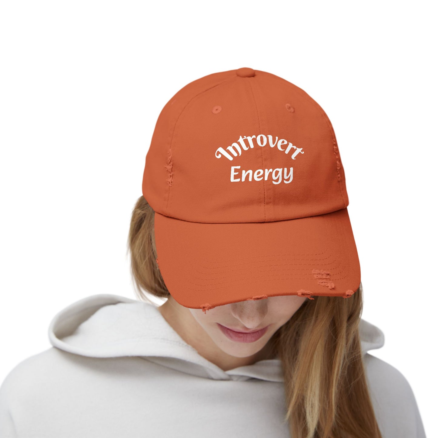 Distressed Cap - Introvert Energy Hat