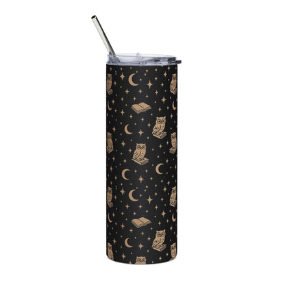 Stars and Moons Owl Tumbler, 20oz