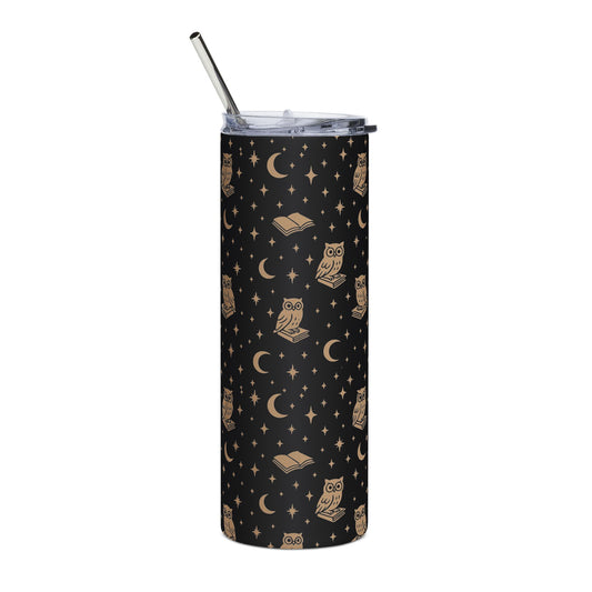 Stars and Moons Owl Tumbler, 20oz