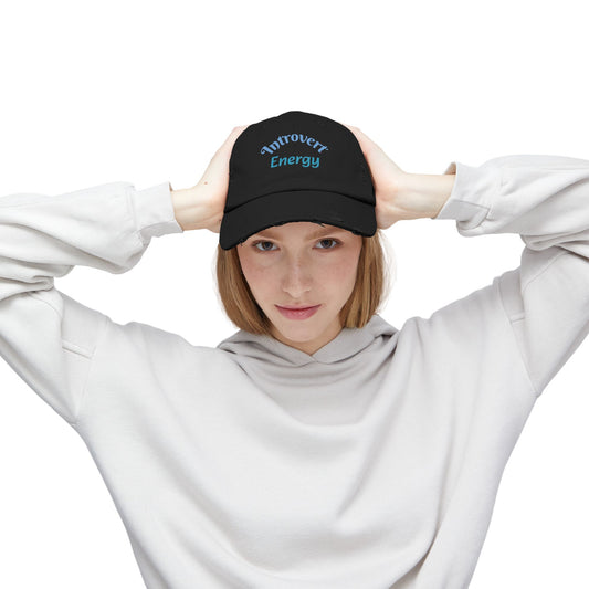 Distressed Cap - Introvert Energy Hat