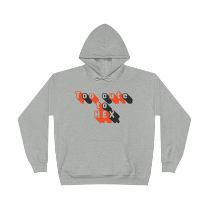 Too Cute to Hex Hoodie Eco-Friendly Pullover